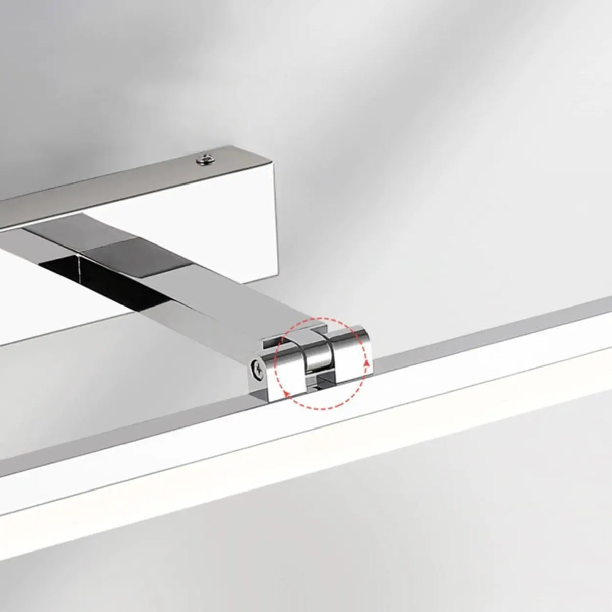 Modish Rectangular LED Bathroom Mirror Vanity Light Image - 7