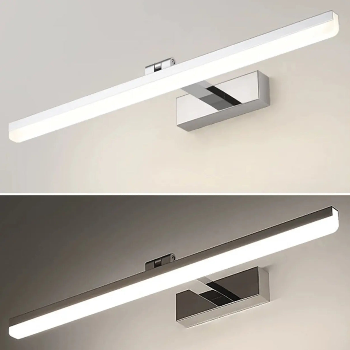 Modish Rectangular LED Bathroom Mirror Vanity Light Image - 9