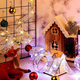 Modish Ribbon Shaped LED Christmas Tree String Light Image - 3