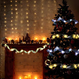 Modish Ribbon Shaped LED Christmas Tree String Light Image - 4