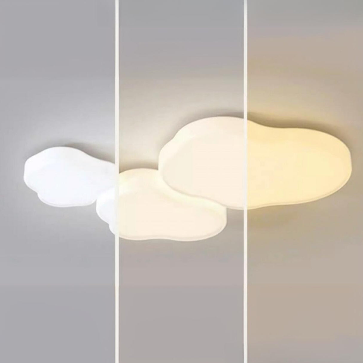 Modish Style LED Flush Mount Light Cloud-Shaped Image - 13