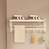 Modish Towel Rack Storage Metal Bathroom Hardware Set Image - 14