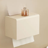 Modish White Bathroom Hardware Set with Storage Racks Image - 16