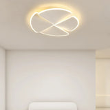 Modish White Four Sector LED Flush Mount Ceiling Light Image - 2