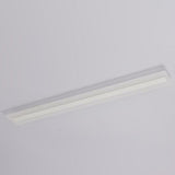 Modish White Rectangular LED Flush Mount Ceiling Light Image - 19