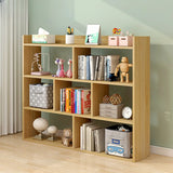 Modular White Wood Open Back 3-Shelf Display Bookcase Image - 13