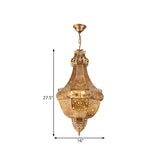 Moroccan Gold Pendant Light Lantern Chandelier #size