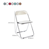 Multi-Color Modern Metal Ergonomic Folding Office Chair #size