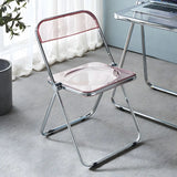 Multi-Color Modern Metal Ergonomic Folding Office Chair Image - 5