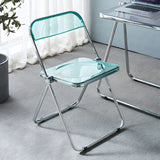 Multi-Color Modern Metal Ergonomic Folding Office Chair Image - 7