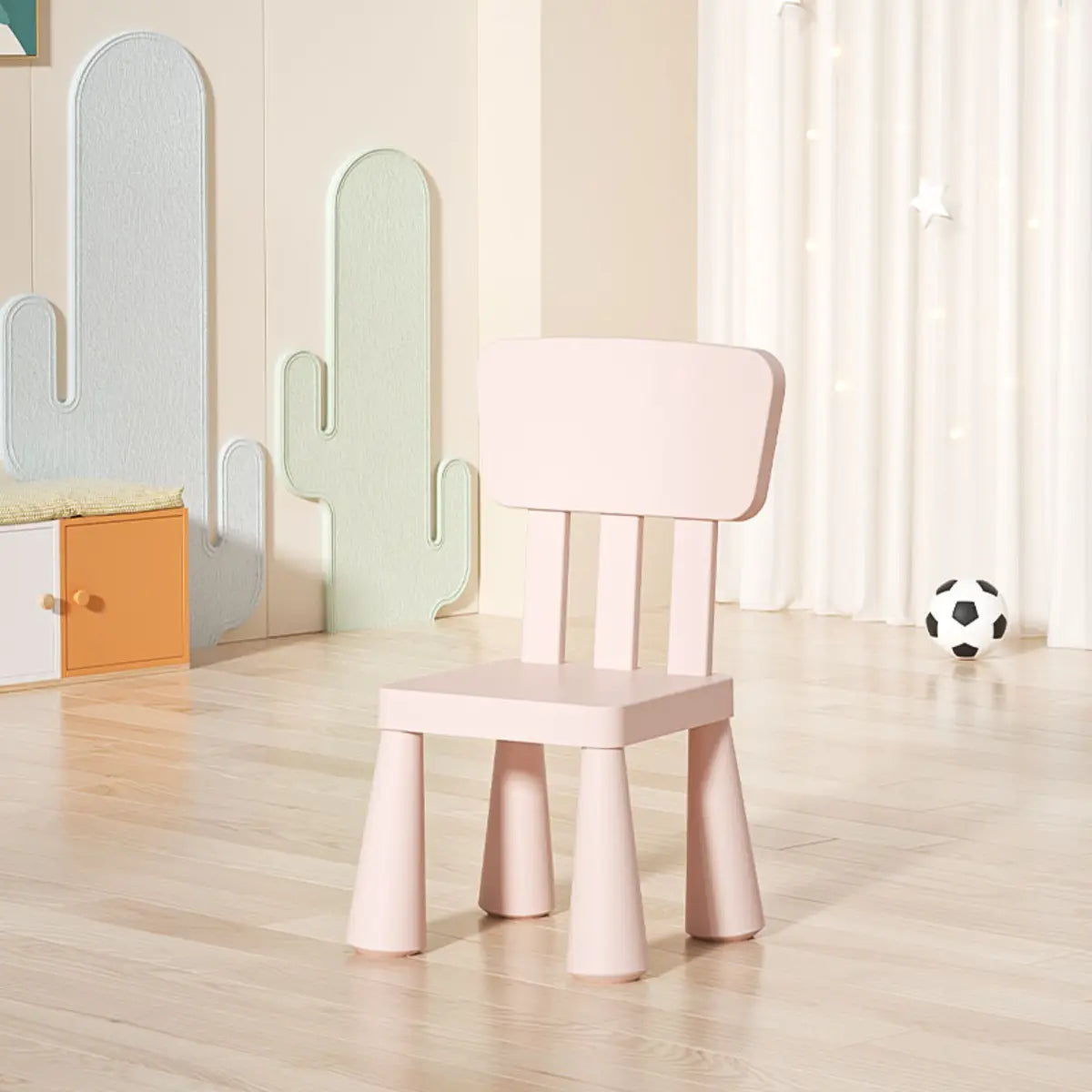 Multi-Color Toddler Play Table Chair Set with Two Seats Image - 2