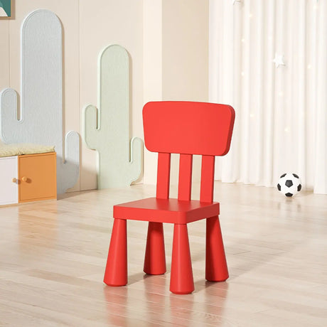 Multi-Color Toddler Play Table Chair Set with Two Seats Image - 12