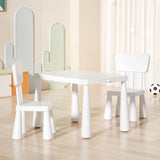 Multi-Color Toddler Play Table Chair Set with Two Seats Image - 16