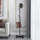 Multi-Color Tree Metal Hooks Freestanding Coat Rack Image - 2