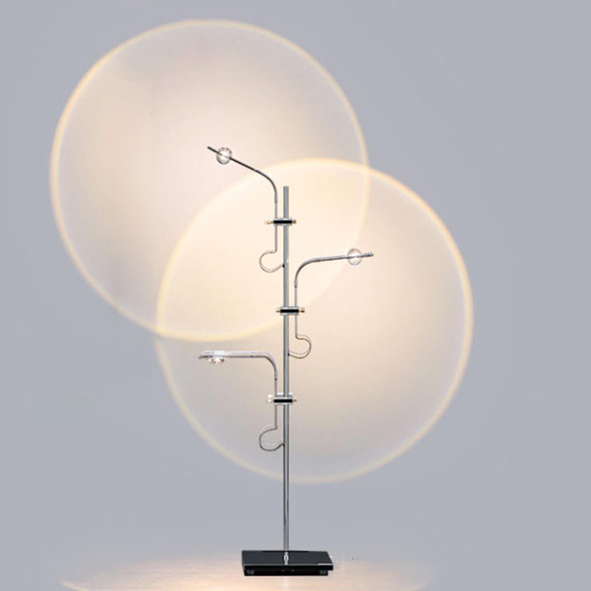 Multi-Light Adjustable Modern Gold Branch Floor Lamp Image - 18