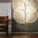 Multi-Light Adjustable Modern Gold Branch Floor Lamp Image - 19