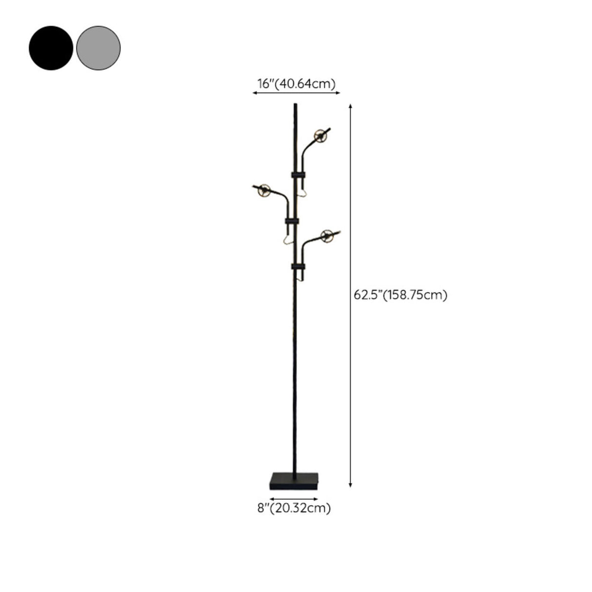 Multi-Light Adjustable Modern Gold Branch Floor Lamp Image - 21