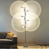 Multi-Light Adjustable Modern Gold Branch Floor Lamp Image - 3