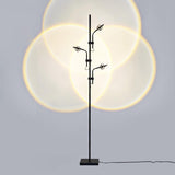 Multi-Light Adjustable Modern Gold Branch Floor Lamp Image - 4