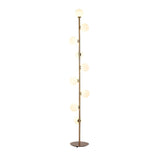 Multi-Light Globe Gold Metal Living Room Floor Lamp Image - 6