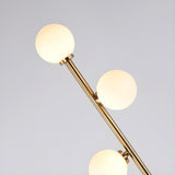 Multi-Light Globe Gold Metal Living Room Floor Lamp Image - 9