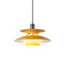 Multicolor Layered Geometric Dining Room Pendant Light Image - 10