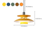 Multicolor Layered Geometric Dining Room Pendant Light Image - 22