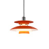 Multicolor Layered Geometric Dining Room Pendant Light Image - 8