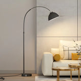 Multicolor Simple Dome and Arc Metal LED Floor Lamp Image - 4