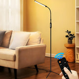 Music and Reading Adjustable Rectangle LED Floor Lamp Image - 14