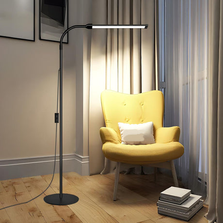 Music and Reading Adjustable Rectangle LED Floor Lamp Image - 2