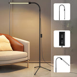 Music and Reading Adjustable Rectangle LED Floor Lamp Image - 8