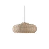 Natural Cane Woven Rattan Bottle Pendant Light Set Image - 7