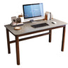 Natural Stone Rectangle Rubberwood Standard Gaming Desk Image - 10