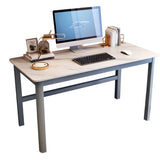 Natural Stone Rectangle Rubberwood Standard Gaming Desk Image - 5