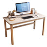 Natural Stone Rectangle Rubberwood Standard Gaming Desk Image - 7