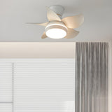 Nordic 5 Blade Simple Modern Ceiling Fan with Light Image - 5