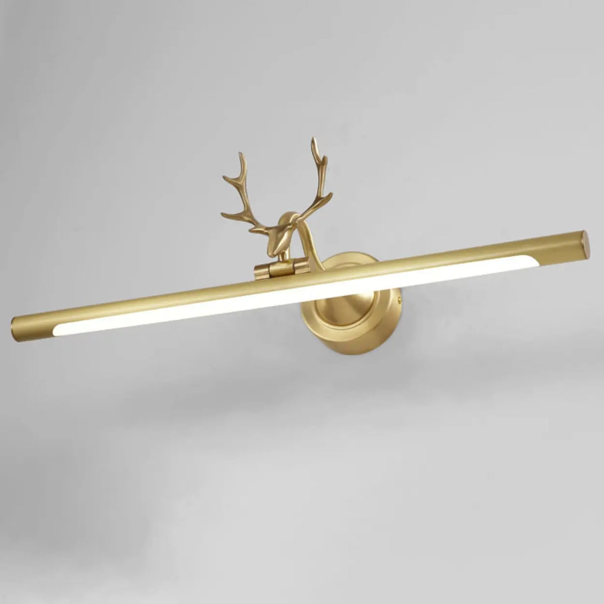 Nordic Antler Metal Bathroom Black LED Vanity Lights Image - 13