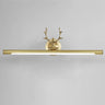 Nordic Antler Metal Bathroom Black LED Vanity Lights Image - 9