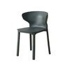 Nordic Armless Stackable Acrylic Wingback Dining Chair Image - 16