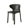 Nordic Armless Stackable Acrylic Wingback Dining Chair Image - 34