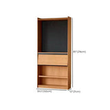 Nordic Casual Wood Living Room Brown Display Cabinet Image - 18