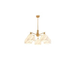 Nordic Ceiling Floral Gold Metal Living Room Chandelier Image - 3