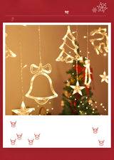 Nordic Christmas Tree and Deer Starry String Lights Image - 14