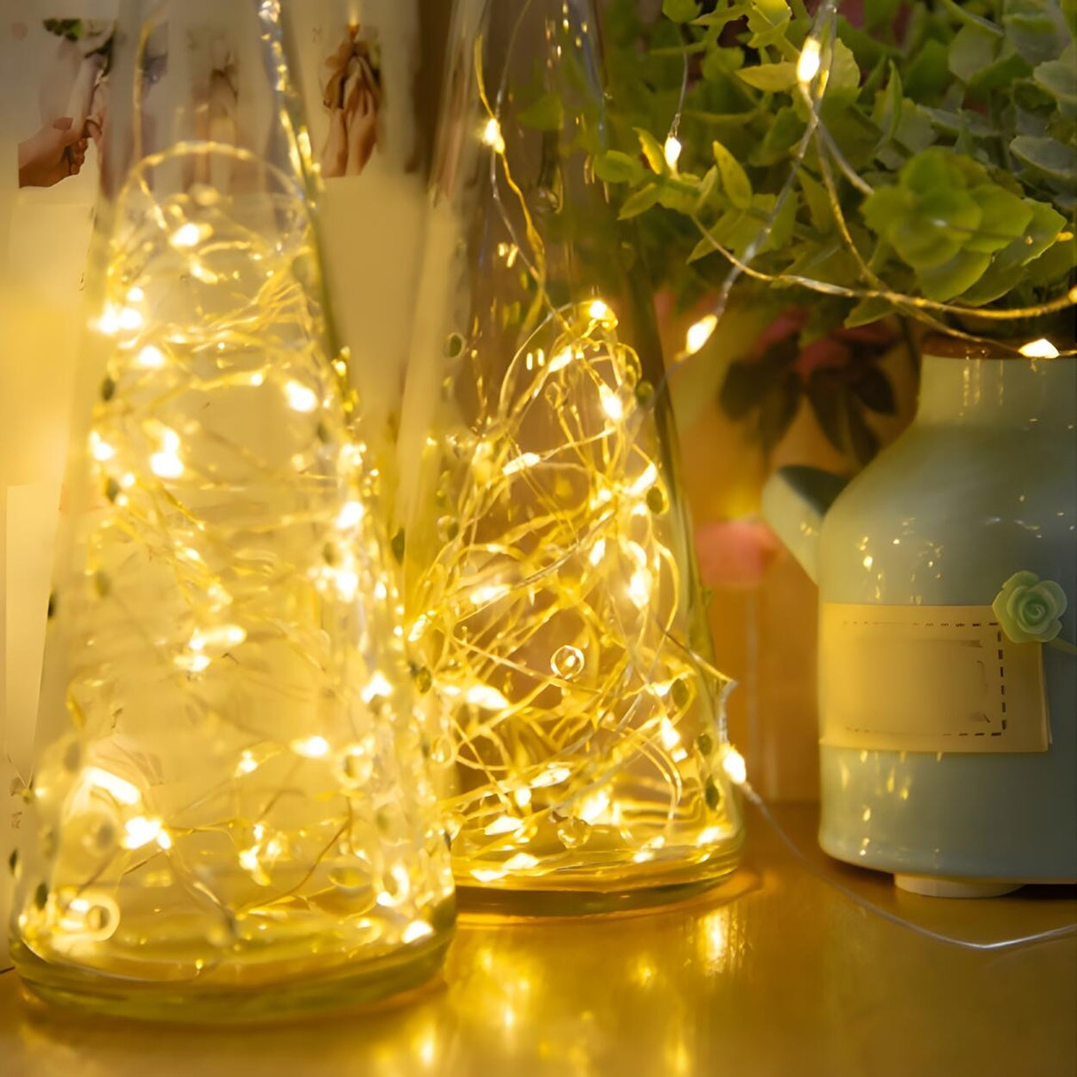 Nordic Christmas Tree LED Starry White String Light Image - 4