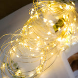 Nordic Christmas Tree LED Starry White String Light Image - 6