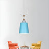 Nordic Colorful Metal Bucket Antler Kids Room Pendant Light Image - 11