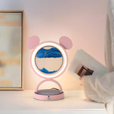 Nordic Fashion Bear Sand Art LED Decorative Table Lamp Image - 4