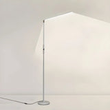 Nordic Iron LED Silica Gel Strip Bedroom Floor Lamp Image - 12