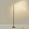 Nordic Iron LED Silica Gel Strip Bedroom Floor Lamp Image - 9